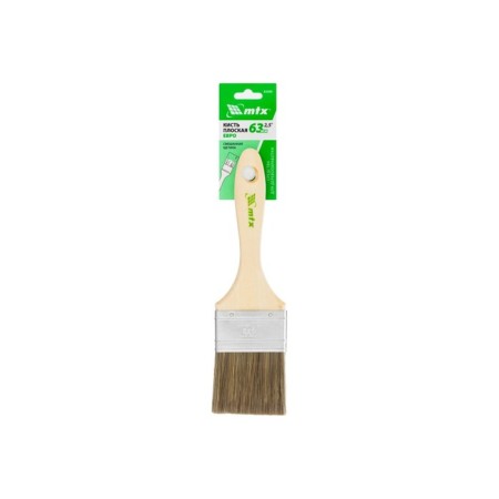 Brush flat MTX 83080, mixed bristles, wooden pen, 2.5 "-3