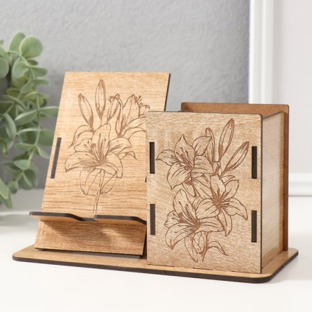Table Organizer "Lilia" 18x12.5x9 cm (set of 9 parts)-2