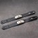Paired bracelets "King and Queen", genuine leather, steel