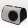An animal carrier bag with a cage window, beige, 40 x 26 x 26 cm