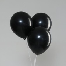 Шар латексный 12", стандарт, набор 12 шт., цвет черный