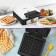Belgian waffle wafel KitFort KT-1692, 1200 W, cord 0.6 m