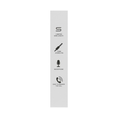 Hoco M55 headphones, wired, inserts, microphone, jack 3.5, 1.2 m, white-6