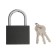 Castle of the hinged tundra Onekey001, 63 mm, with one secrecy, 3 keys