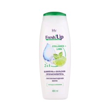 Шампунь-бальзам IRIS Cosmetic 2в1 "Collagen и lime", 400 мл