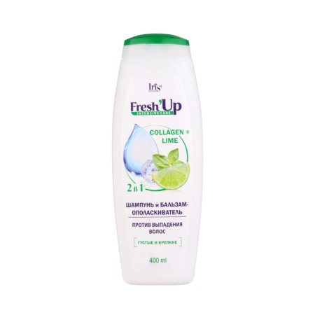 IRIS Cosmetic 2B1 "Collagen and Lime" shampoo, 400 ml