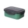 Lunch box, 1.2 l, 2 sections, 19.5 x 7.5 x 14.5 cm, green