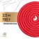 Racking for rhythmic gymnastics weighted Grace Dance, 2.5 m, red color
