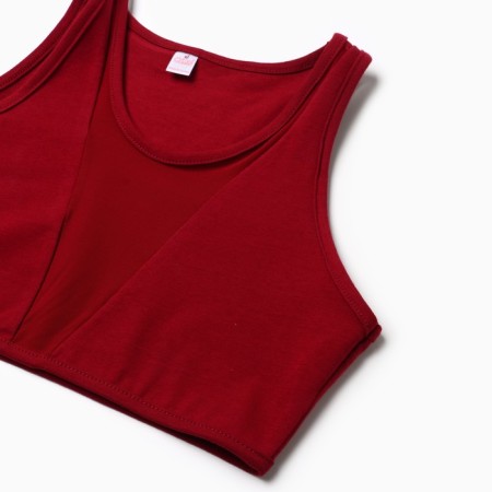 Top female, burgundy color, size 48 (xl)-2
