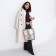 Luggage bag, external pocket, long belt, bronze color