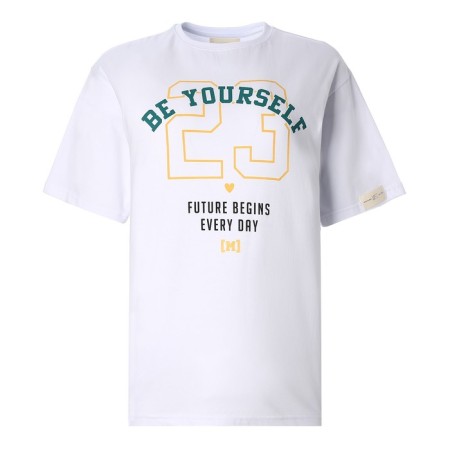 Women's T -shirt Mist Old School size 48, white color-5