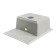Kitchen is a kitchen from Zett Lab stone. 150/Q8, 575x470x177 mm, matte, dark gray