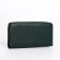 Women's wallet with lightning, green color