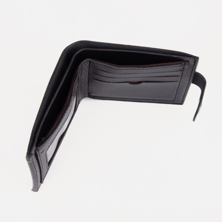 Male purse on a magnet, black color-3