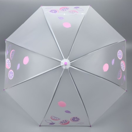 Umbrella - a semiautomatic “fruits” cane, 8 knitting needles, r = 45 cm, mix drawing-9