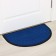 Rug -shaped semicircular shade of Welcome arch, 40 × 60 cm, with a edging, blue color