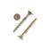 Infix, 5x40 mm wood screws, with a hidden mill, Torx25, yellow zinc