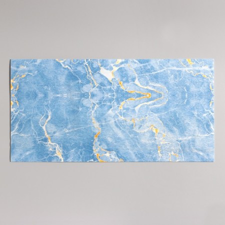 Self -adhesive panel 60*30cm marble azure