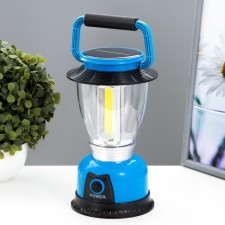 Aldny lamp LED 12W USB from 4haa Blue 12.5x12.5x21.5 cm Risalux
