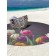 Pareo and beach rug "Spring tulips", d = 150 cm