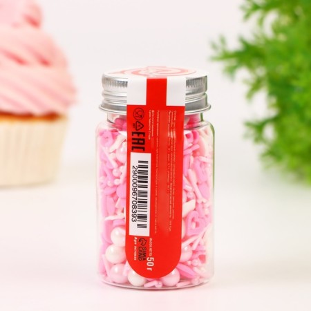 Confectionery Sprinking "Tenderness", mix No. 1, 50 g-2
