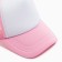 Women's baseball cap with minaku grid, light pink color, size 56-58