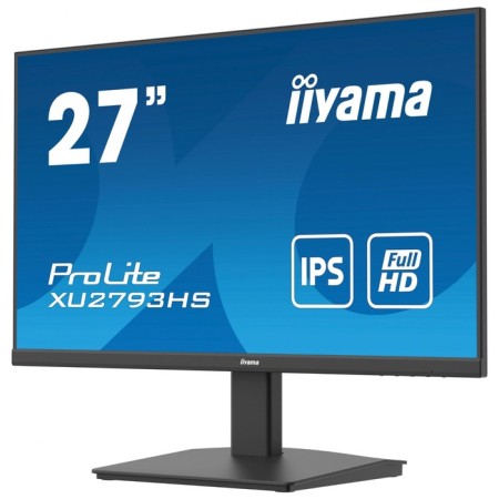Monitor IIYAMA 27 "Prolite XU2793HS-B6 Black IPS LED 1MS 16: 9 HDMI M/M Matte 1000: 1 250c 107748-3