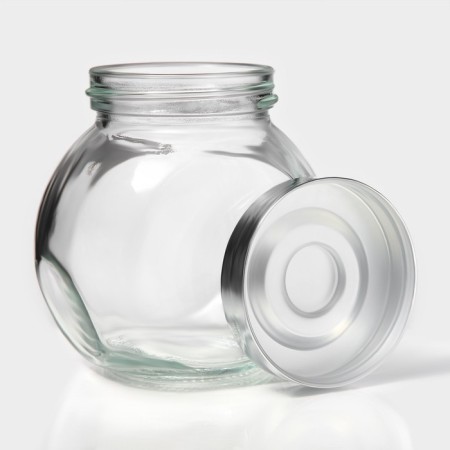 A set of glass cans for bulk products "Shine", 200 ml, 4 pcs-6