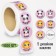 Stickers in the roll "animals - 2" diameter 1.5 cm, 1000 pcs.