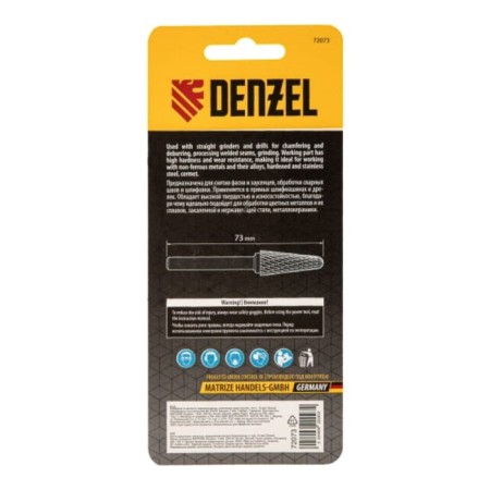 Denzel Borfrase, type L, metal, carbide, conical, boiled, 16 mm-4
