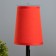 Harry Harry 1x15W E14 Black/Red 20x10x26.5cm Risalux