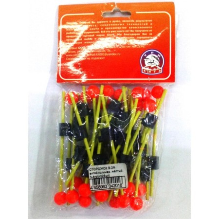 STILECH "B-2F", twisted, polymer, 3-4 g, yellow color