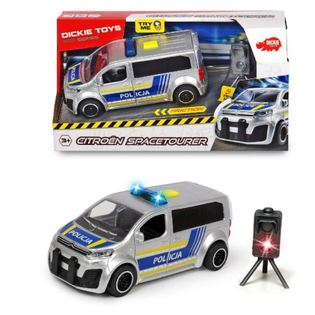 Police minivan Citroen Spacetourer, Fiction, 15 cm, light and sound effects