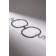 Bracelets "Demetrons" on the magnet, the color of silver l = 17