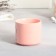 Tea couple ceramic "March 8", mug 150 ml, saucer 17.5x8 cm, pink color