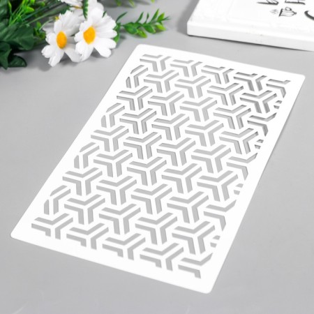 Plastic "pattern" 24x16 cm stencil-3