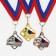 Prize medal 191, D = 4 cm. 1 place. Color gold. With a ribbon