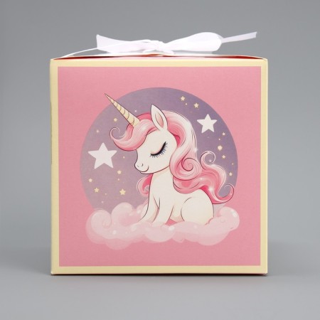 Gift folding box, packaging, “you are asterisk”, 12 x 12 x 12 cm-3
