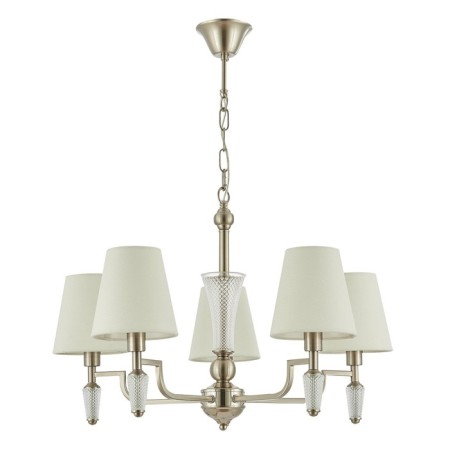 Suspended EVOLUCE lamp. Sle105503-05. Reimo. 5x40 watts, E14, 66x66x41 cm, Nickel color-5