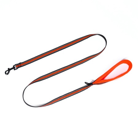 The ammunition kit is soft, reflective, leash 120 x 1.5 cm, Osh 35-53 cm, orange-8