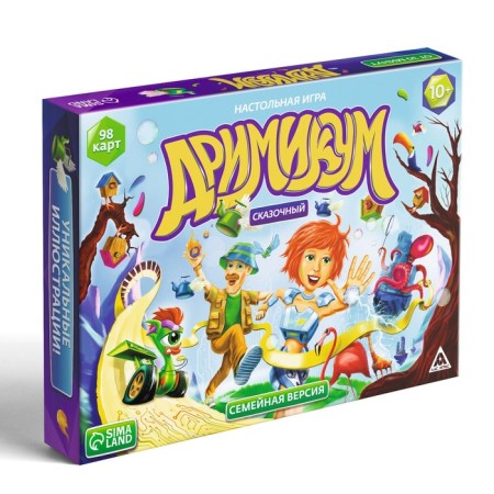 A board game on asociation and imagination “Drimikum. Fairytale ", 98 cards, 10+-5
