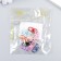 The base for the key fabric connecting element "Color" set 10 pcs mix 0.4x0.9x1.9 cm