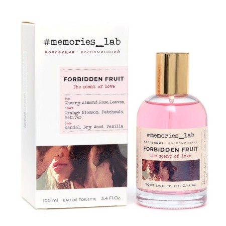 Women's toilet water Memories Lab Forbidden Fruit, 100 ml
