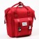 Women's backpack with thermal carman, thermal mosque - portfolio, red color