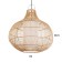 Ceiling Lamp from the rattan "Dian" 1x120W, E27, 60x60x70 cm