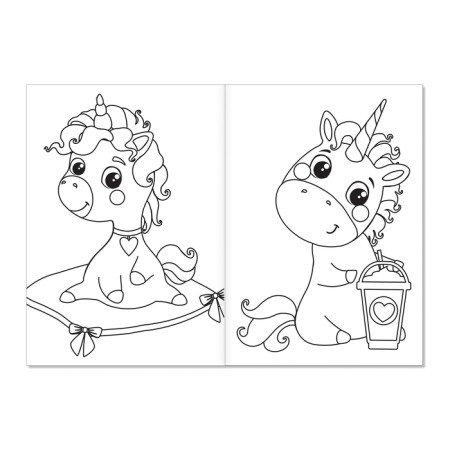 Coloring "Fairytale Pony", A5, 12 p.-1