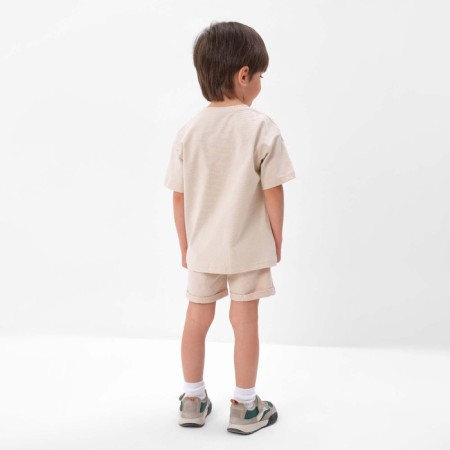 T -shirt Children's KAFTAN "Done", p. 34 (122-128 cm), beige-3