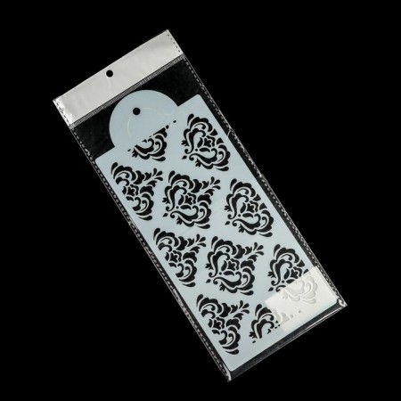 A stencil for baking and applying the Baroque esing, 23 × 10 cm-2