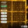 Garland "Curtain" 2 x 1.5 m, IP44, transparent thread, 280 LED, warm white glow, 8 modes, solar battery