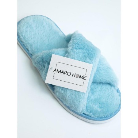 Slippers Women's Cross open nose, size 39-41, blue color-6
